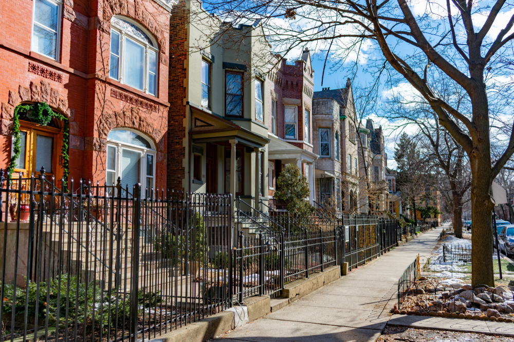 Wicker Park neighborhood in Chicago, IL
