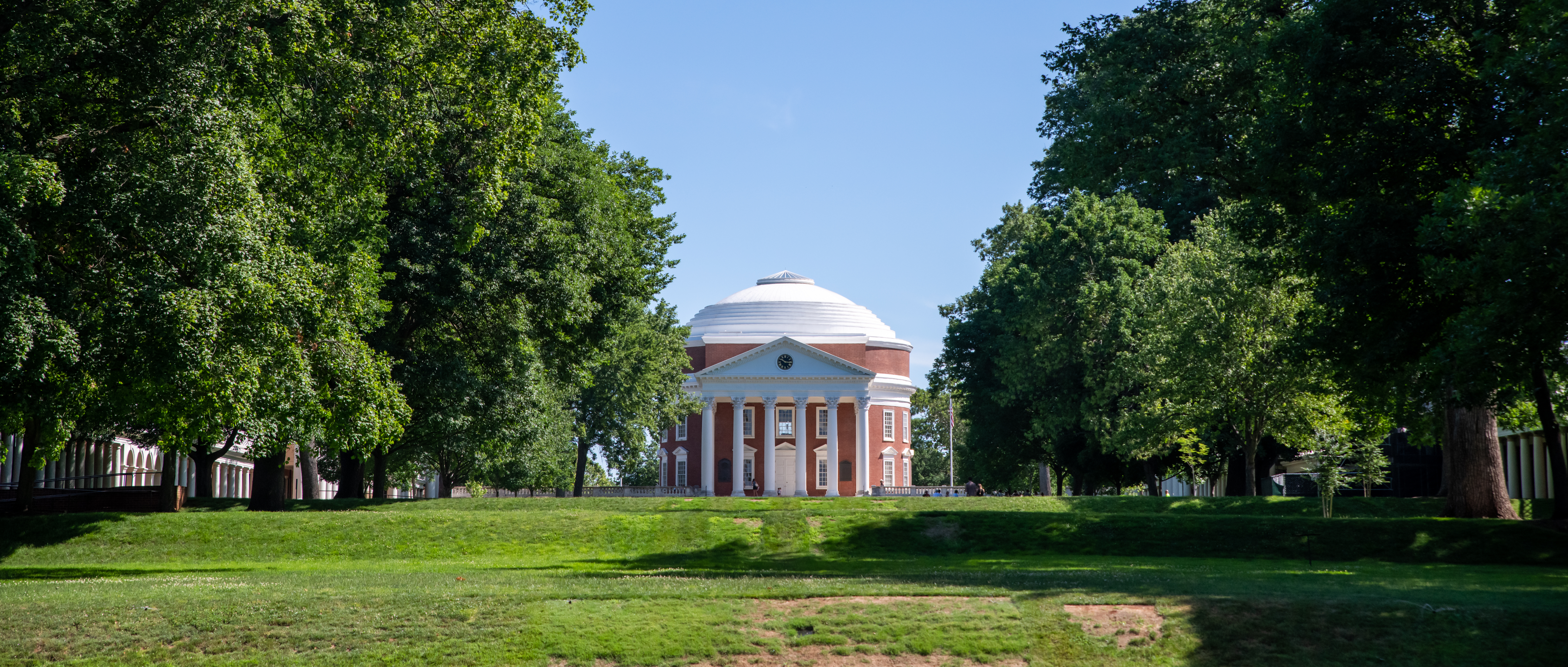 Rotunda at the University of Virginia, Charlottesville from the lawn