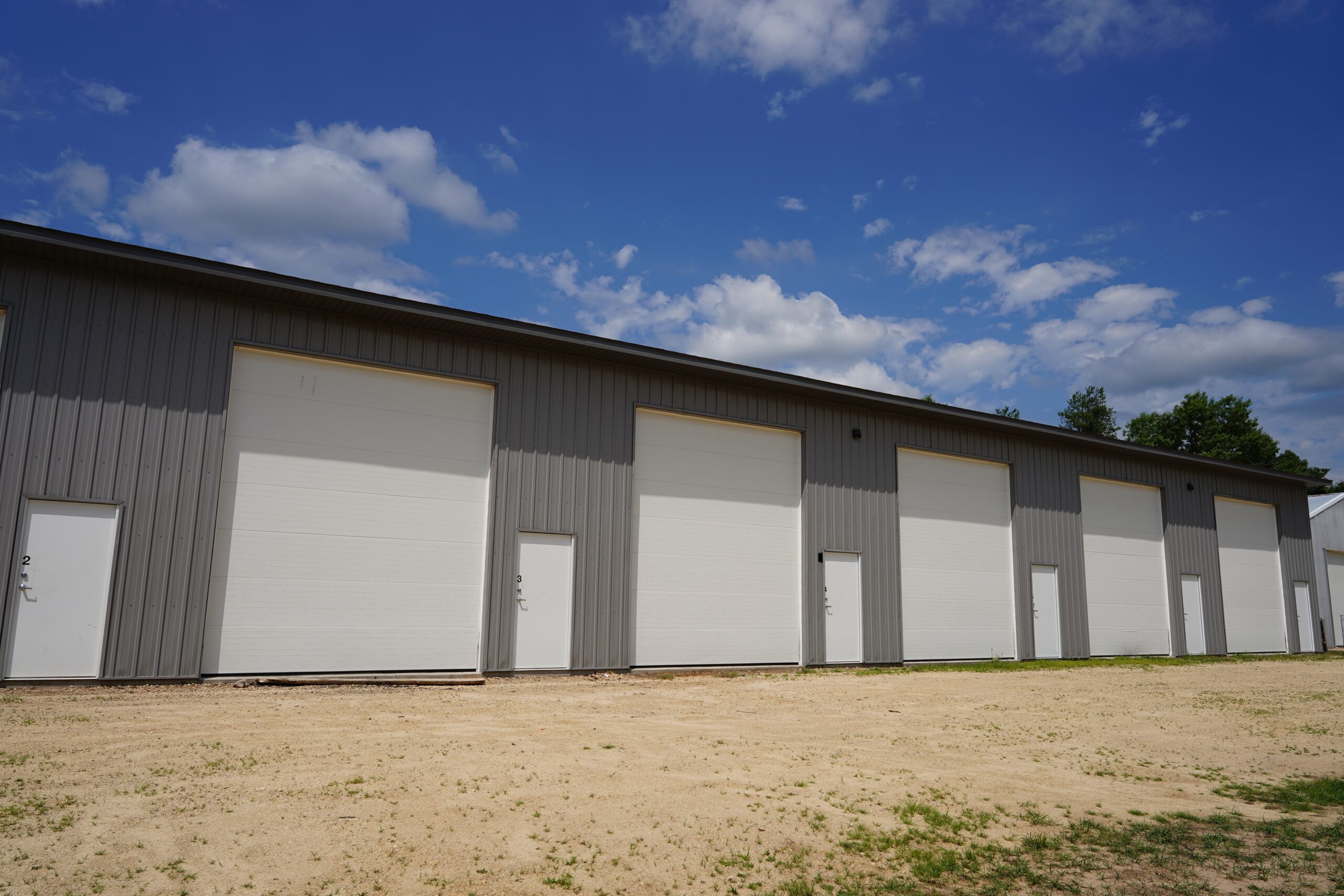 large drive-up storage units