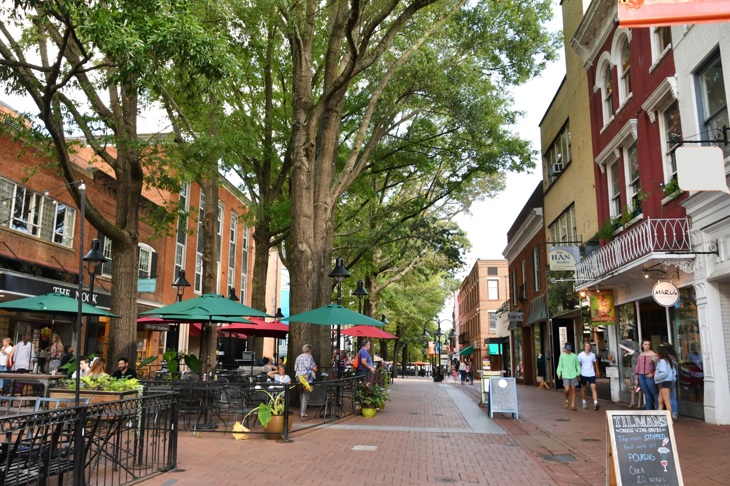 Downtown Mall in Charlottesville, VA