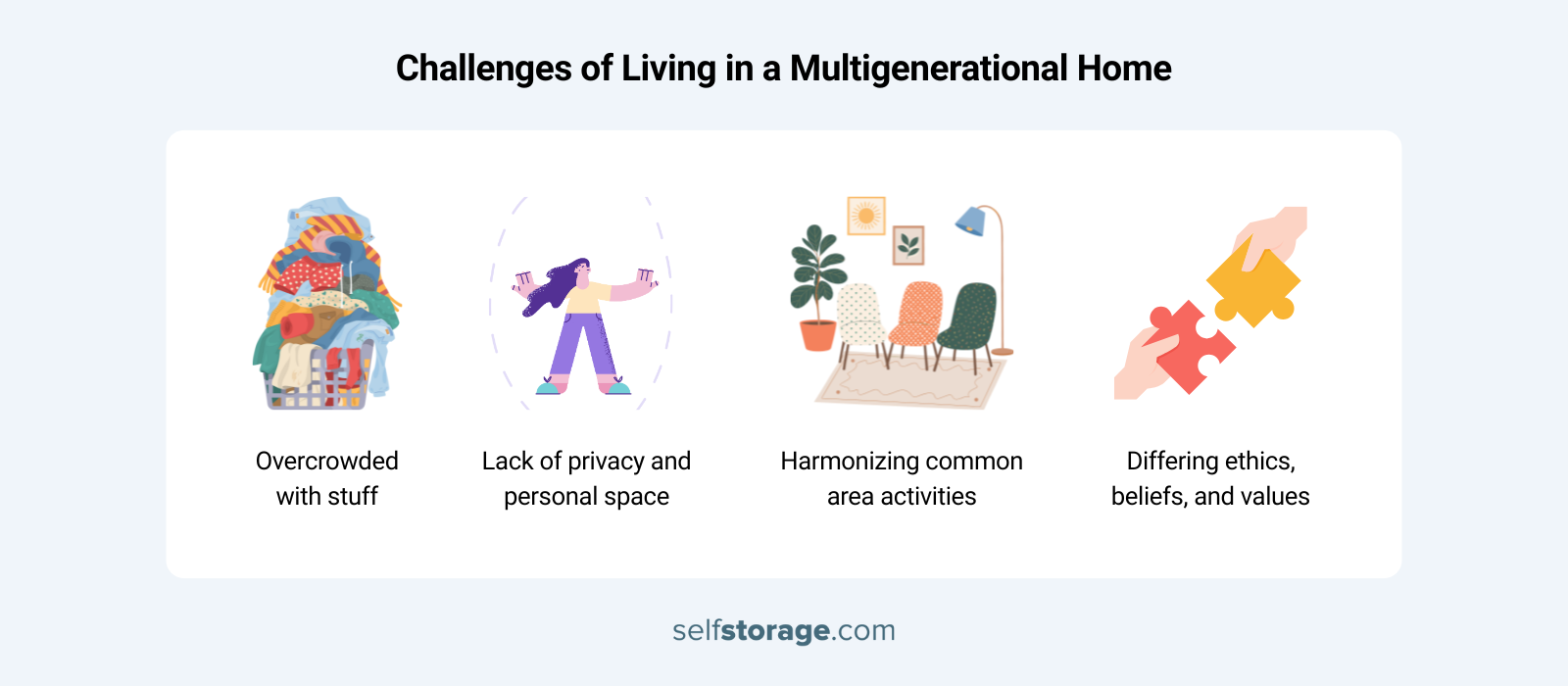 challenges of living in a multigenerational home