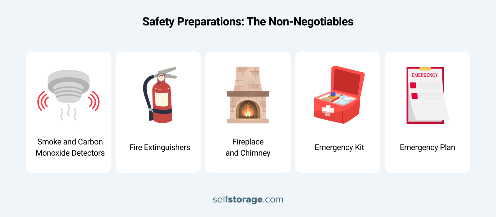 Safety preparations for winter home